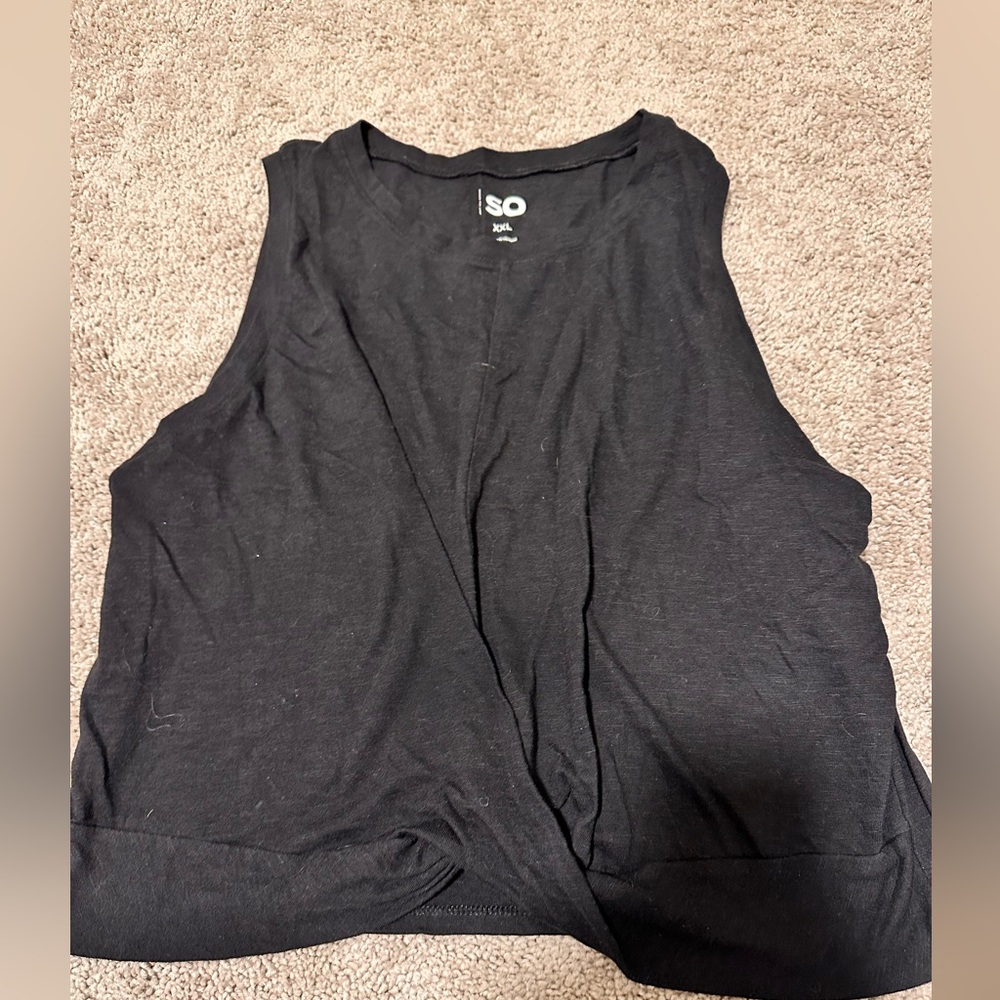 SO Brand Cropped Tank Top